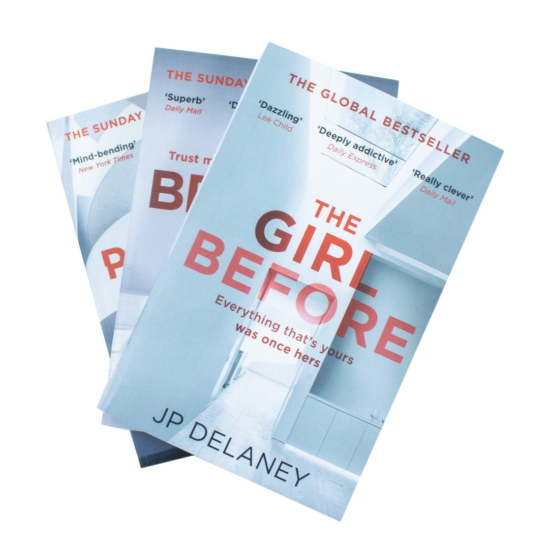 JP Delaney 3 Books Collection Set The Girl Before, Believe Me & The Perfect Wife