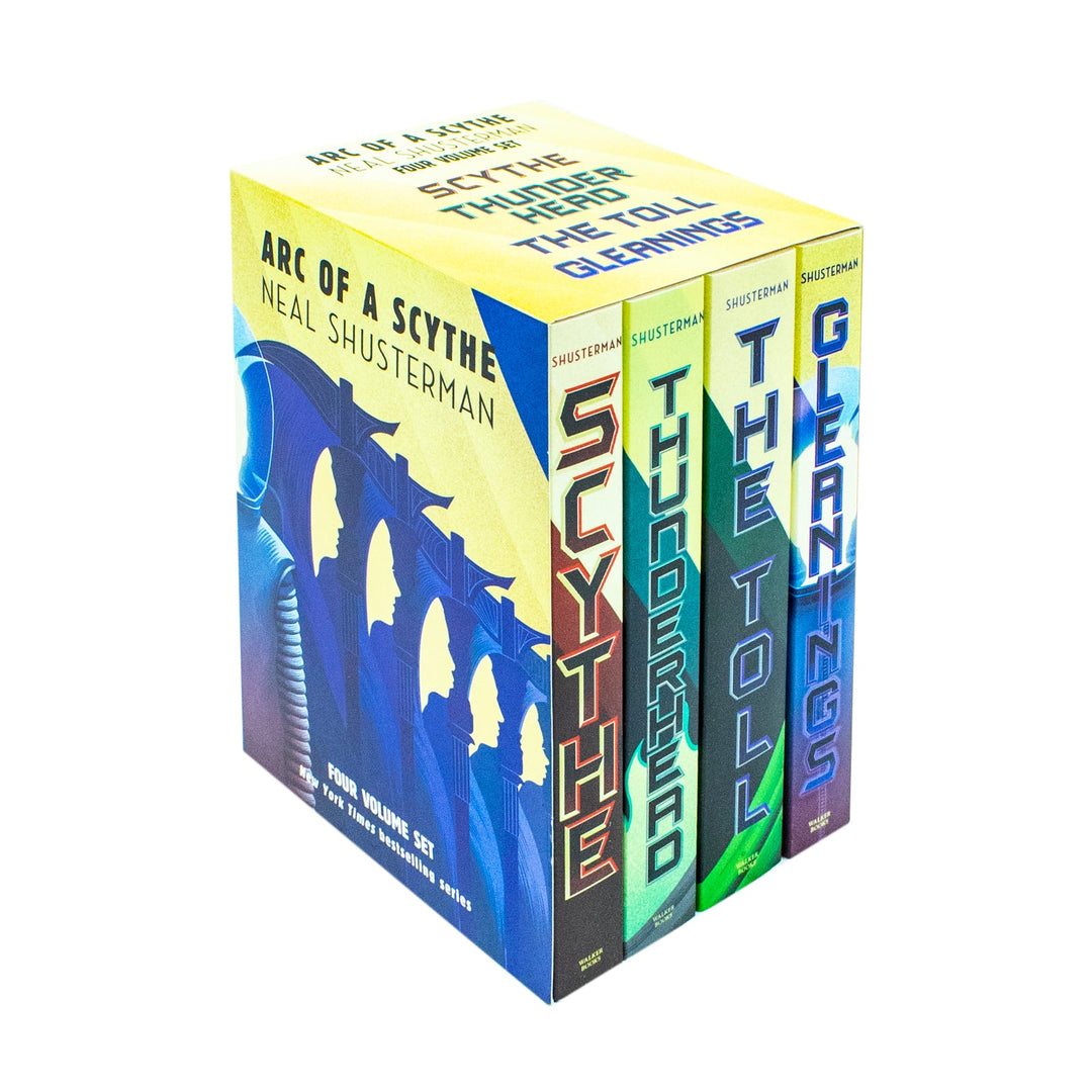 Arc of a Scythe Series 4 Books Box Set Collection By Neal Shusterman (The Toll,Thunderhead, Scythe, Gleanings)