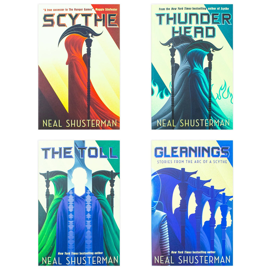 Arc of a Scythe Series 4 Books Box Set Collection By Neal Shusterman (The Toll,Thunderhead, Scythe, Gleanings)