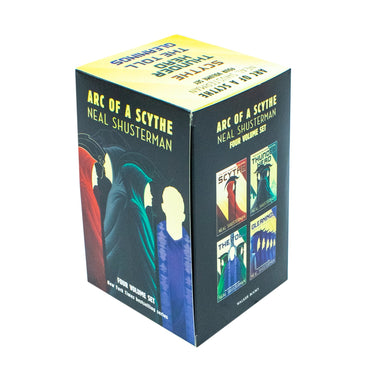 Arc of a Scythe 4-Book Box Set by Neal Shusterman | Young Adult Dystopian Fiction Series | Scythe, Thunderhead, The Toll, Gleanings | Must-Read Novels