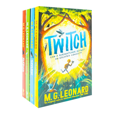 The Twitchers Series 4 Books Collection Set (Twitch, Spark, Clutch & Feather)
