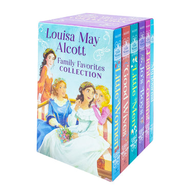 Little Women, Louisa May Alcott Family Favourites Collection: 5 Books Boxed Set with Postcards & Journal