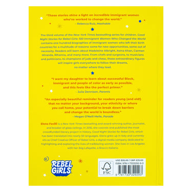 Good Night Stories for Rebel Girls – 100 Immigrant Women Who Changed the World, Inspiring Biographies for Kids & Teens, Empowering Female Role Models