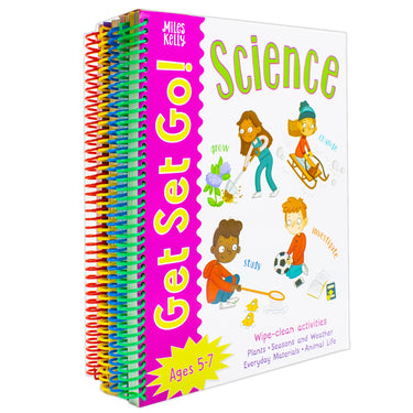 Wipe Clean Workbooks: Get Set Go Skills for School Set of 4 by Milles Kelly