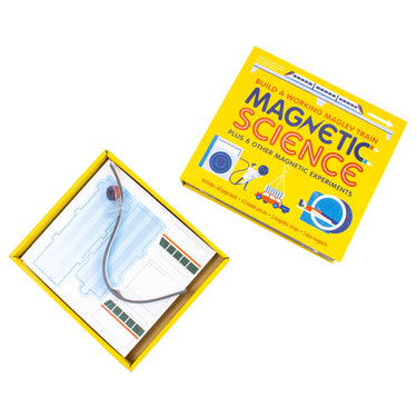 Magnetic Science – Build a Maglev Train and 8 Magnetic Experiments | STEM Learning Set for Kids