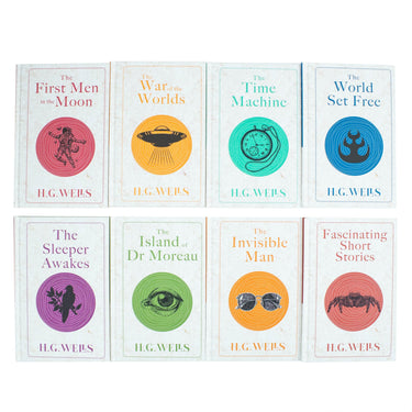 The Complete H.G. Wells 8 Book Collection – Classic Science Fiction Novels by a Great Author, Must-Read Literature for Fans of Timeless Stories.