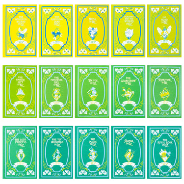 The Wizard of Oz 15 Book Deluxe Hardcover Collection for Young Readers Classic Illustrated Wicked Fantasy Adventure Tales of Magic Imagination Fun & Family Series