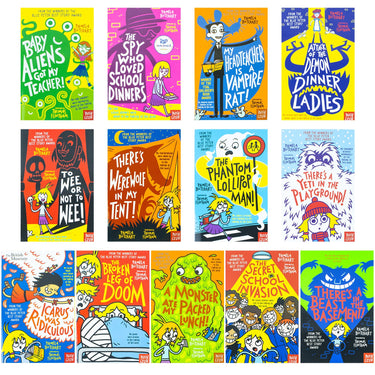 Baby Aliens Series 13 Books Collection Set By Pamela Butchart (Baby Aliens Got My Teacher, The Spy Who Loved School Dinners, My Headteacher is a Vampire Rat, Attack of the Demon Dinner Ladies & More)