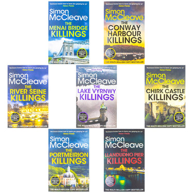 Simon Mccleave Series 8-14 Books Collection Set ( The River Seine, The Llandudno Pier, The Lake Vyrnwy, The Portmeirion, The Menai Bridge, The Conway Harbaour, The Chirk Castle)