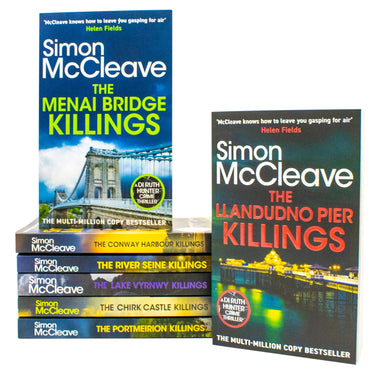 Simon Mccleave Series 8-14 Books Collection Set ( The River Seine, The Llandudno Pier, The Lake Vyrnwy, The Portmeirion, The Menai Bridge, The Conway Harbaour, The Chirk Castle)