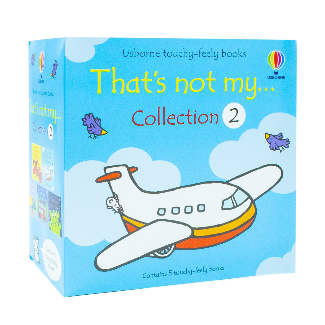 Usborne Touchy-Feely Books That's Not My 5 Books Collection Series 2 By Fiona Watt (Bus, Truck, Plane,Monster, dragon)