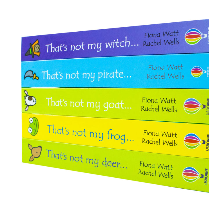 Usborne touchy-feely books That's not my Collection 4, 5 Books Box Set (Witch, Pirate, Goat, Frog, Deer)