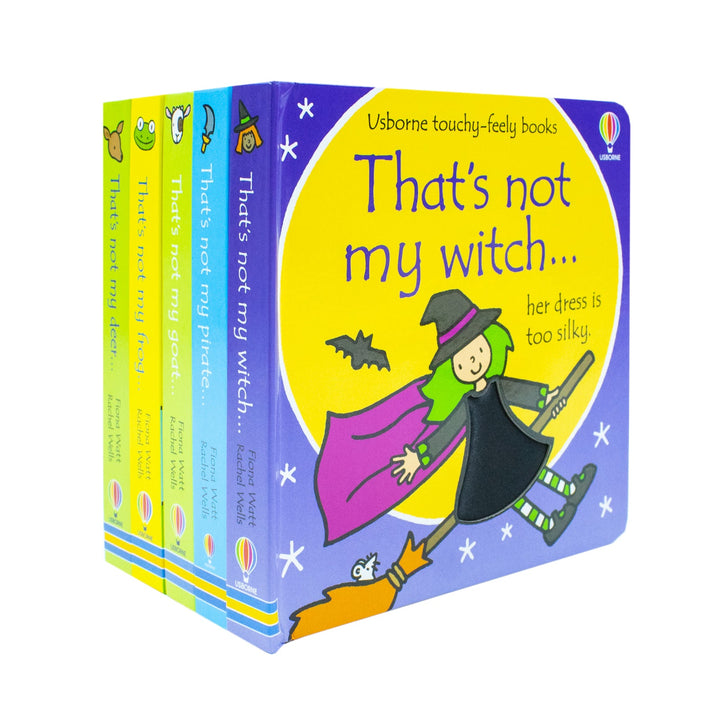 Usborne touchy-feely books That's not my Collection 4, 5 Books Box Set (Witch, Pirate, Goat, Frog, Deer)