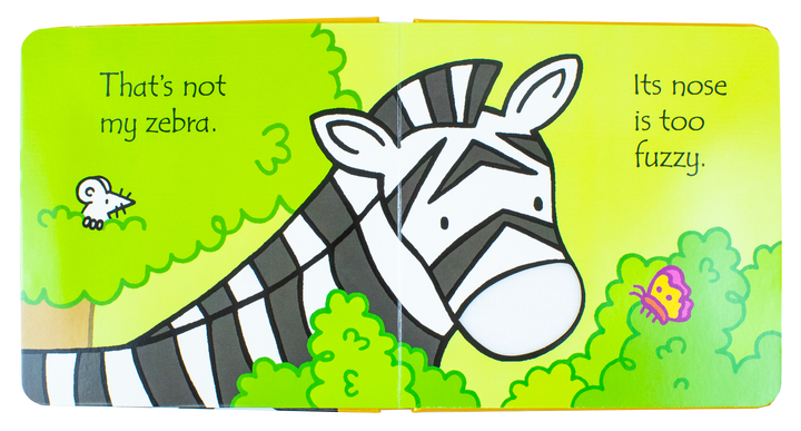 Usborne Touchy-Feely Thats not My Zoo Collection : Zebra and Friends 4 Books Collection Set