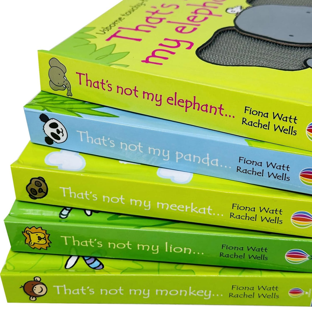 Usborne Touchy-Feely Thats not My Zoo Collection Set 3: Panda and Friends 5 Books Collection Set by Fiona Watt