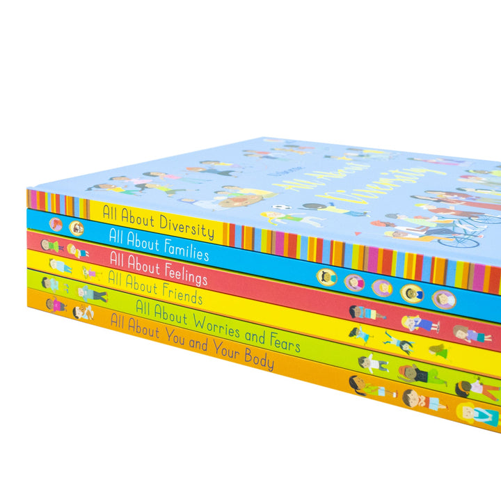 All About Feelings Friends and Families My first 6 books set By Felicity Brooks