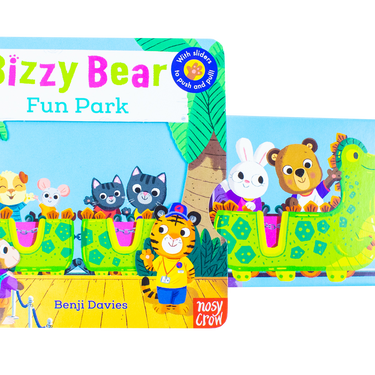 Bizzy Bear Series 5 Books Collection Bundle Set By Benji Davies [Fun Park, Breakdown Truck, Aeroplane Pilot, Pirate Adventure, Dinosaur Safari