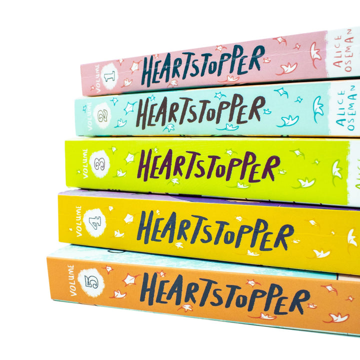 Heartstopper Series by Alice Oseman 5 Books Collection Set (Volumes 1-5)