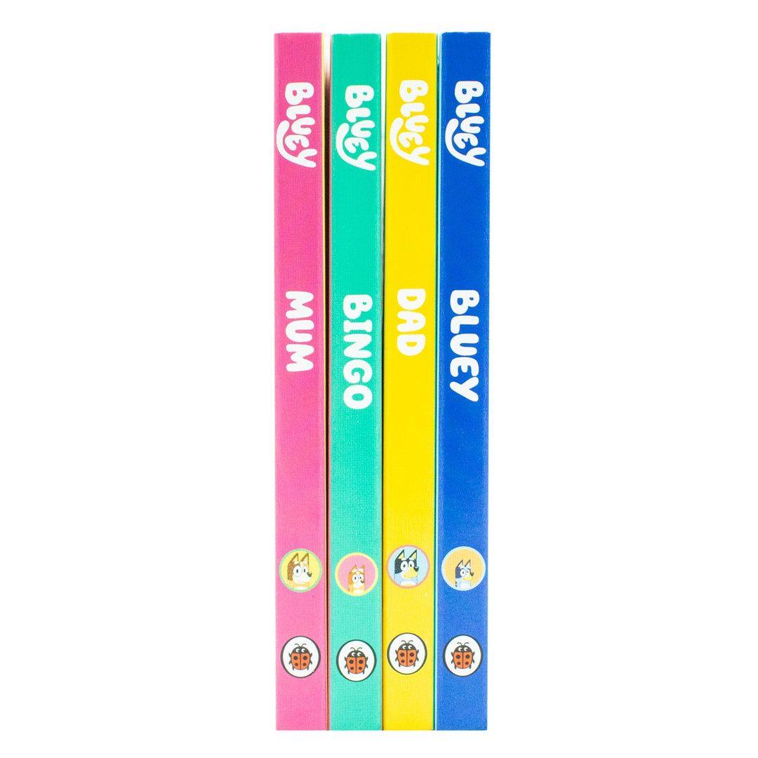 Bluey 4 Books Collection Set (Bluey, Mum, Dad and Bingo)