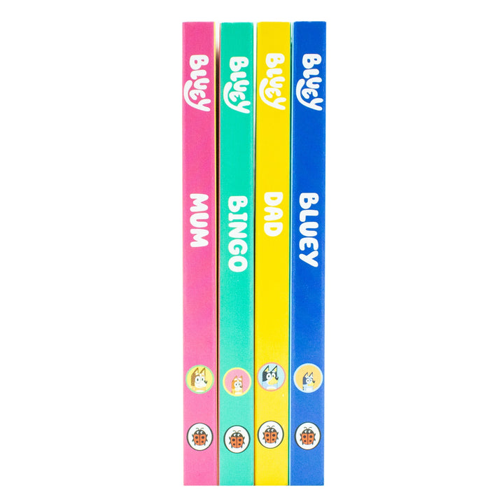 Bluey 4 Books Collection Set (Bluey, Mum, Dad and Bingo)