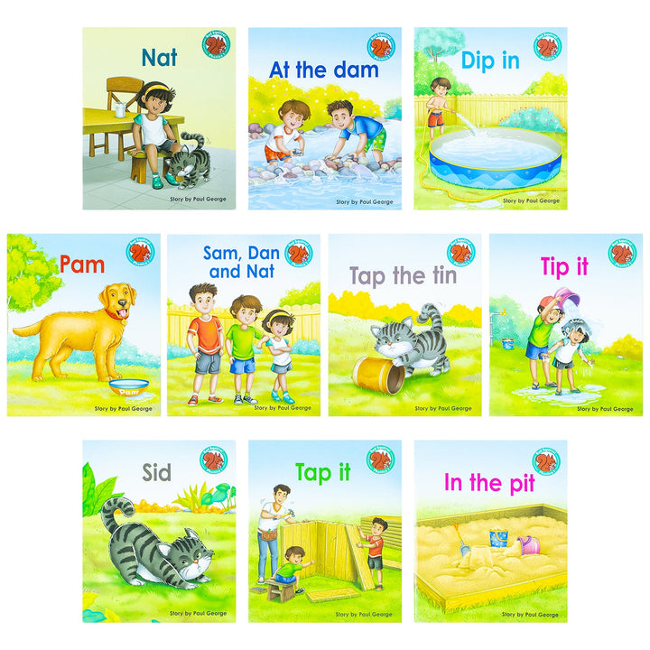 Red Squirrel Phonics Level 1 Collection 10 Books Set