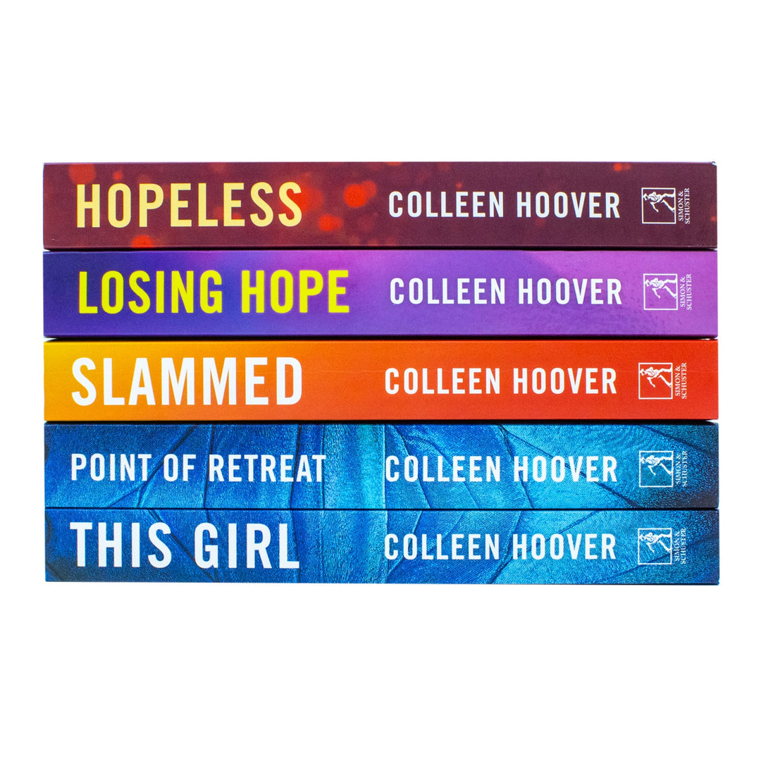 Colleen Hoover Collection 5 Book Set (Slammed, Point of Retreat, This Girl, Hopeless, Losing Hope)