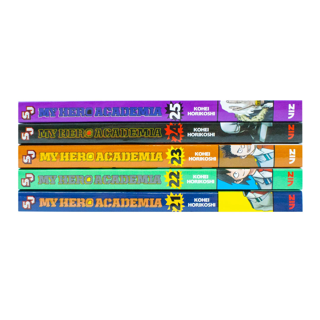 My Hero Academia 21-25, 5 Books Set Collection