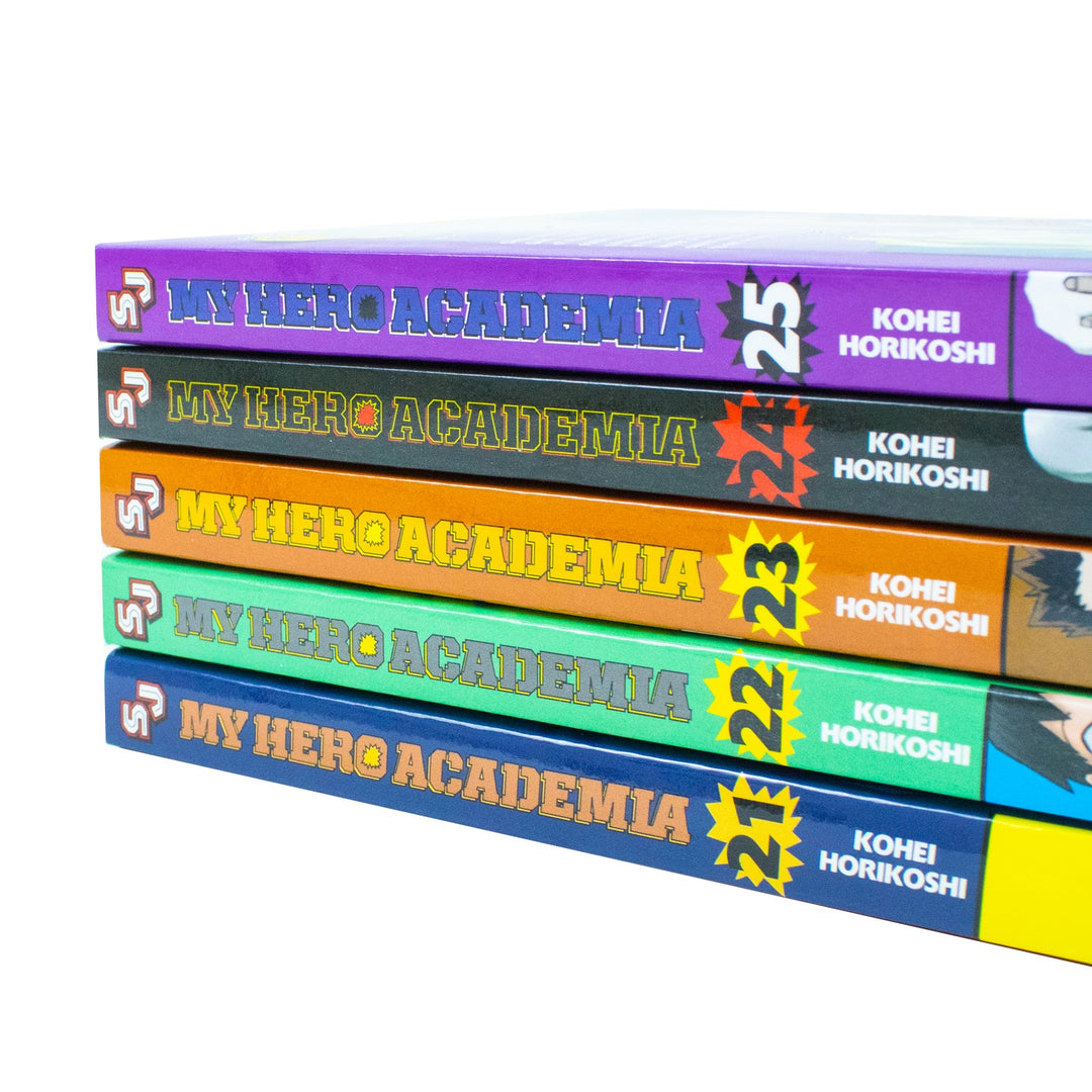 My Hero Academia 21-25, 5 Books Set Collection