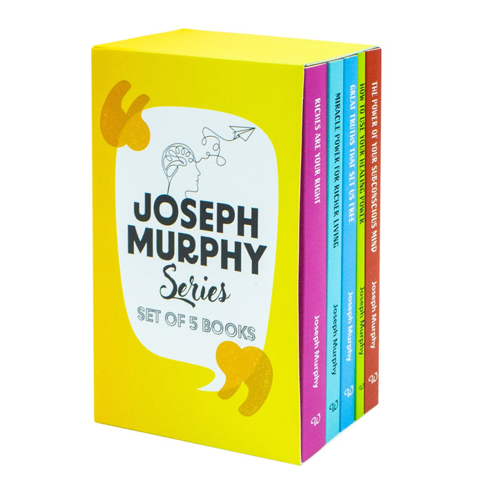 Joseph Murphy 5 Books Set in Paperback - Transform Your Life with Self-Help for Ages 12+ and Achieve Your Dreams