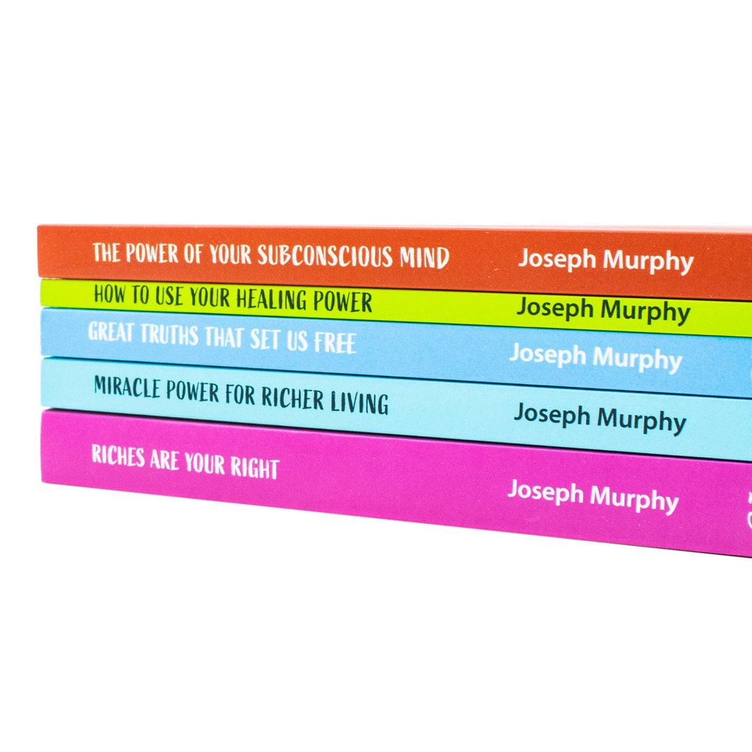 Joseph Murphy 5 Books Set in Paperback - Transform Your Life with Self-Help for Ages 12+ and Achieve Your Dreams