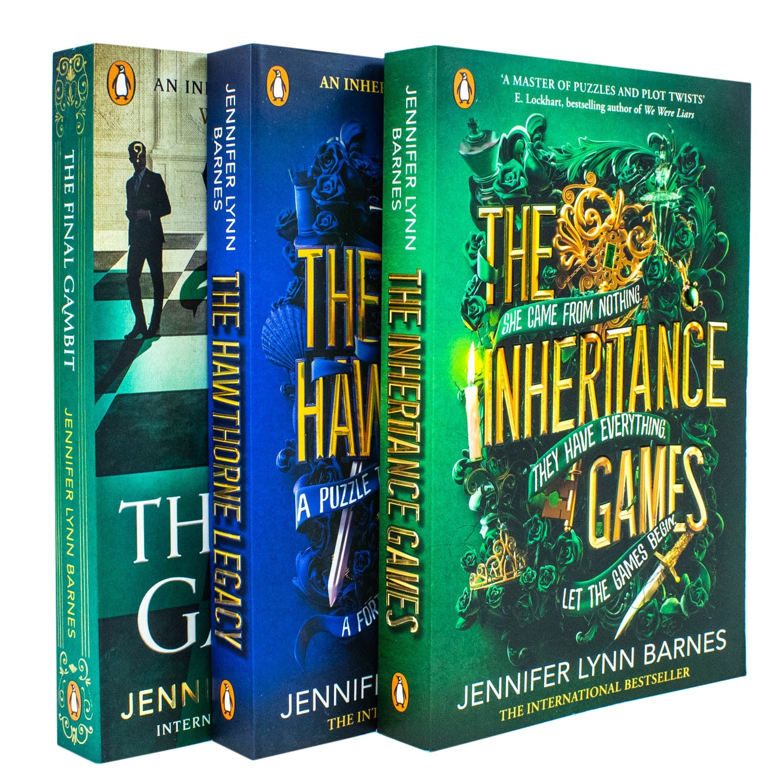 The Inheritance Games Series 3 Books Collection Set By Jennifer Lynn B