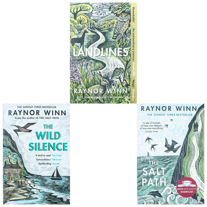 Explore the Raynor Winn Collection, 3 Travel Memoirs in Paperback Format for Ages 12+ that Inspire Adventurous Journeys and Experiences