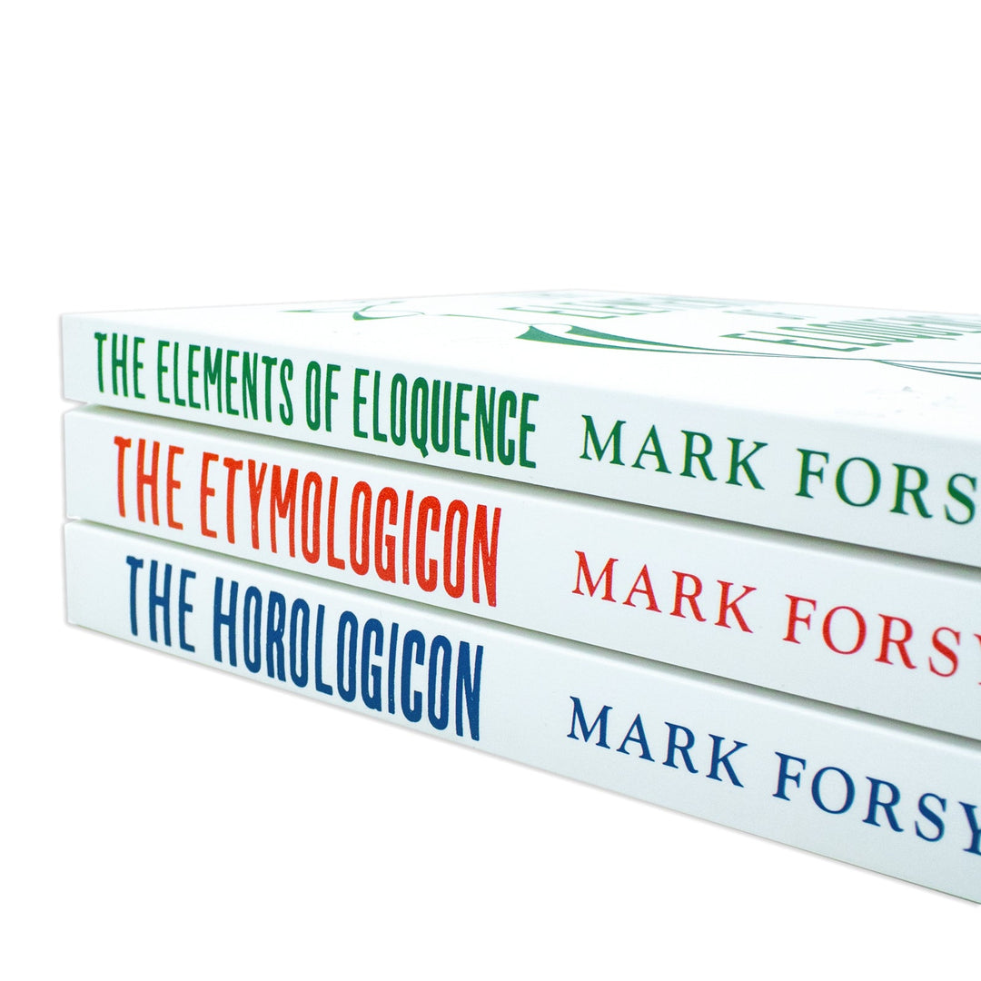 Mark Forsyth 3 Books Collection Set (The Etymologicon, The Elements of Eloquence & Horologicon)