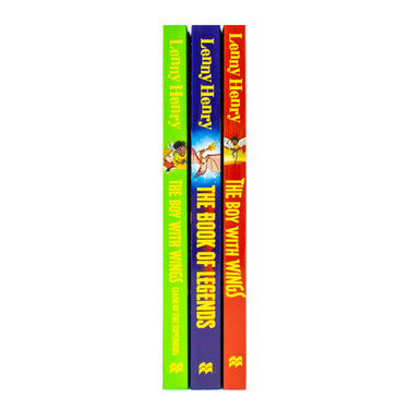 The Boy With Wings Series 3 Books Collection Set By Lenny Henry (The Boy With Wings, The Boy With Wings: Clash of the Superkids & The Book of Legends) Paperback