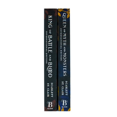 Adrian X Isolde 2 Book Set by Scarlett St. Clair – King of Battle and Blood, Queen of Myth and Monsters | Fantasy, Romance, YA, Fiction Series