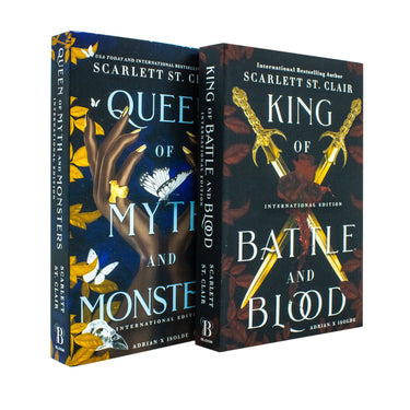 Adrian X Isolde 2 Book Set by Scarlett St. Clair – King of Battle and Blood, Queen of Myth and Monsters | Fantasy, Romance, YA, Fiction Series