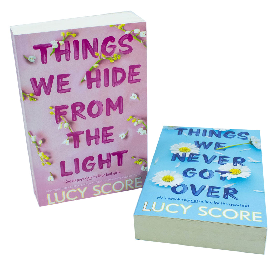 Lucy Score Knockemout Series Collection 2 Books Set (Things We Never Got Over, Things We Hide From The Light)