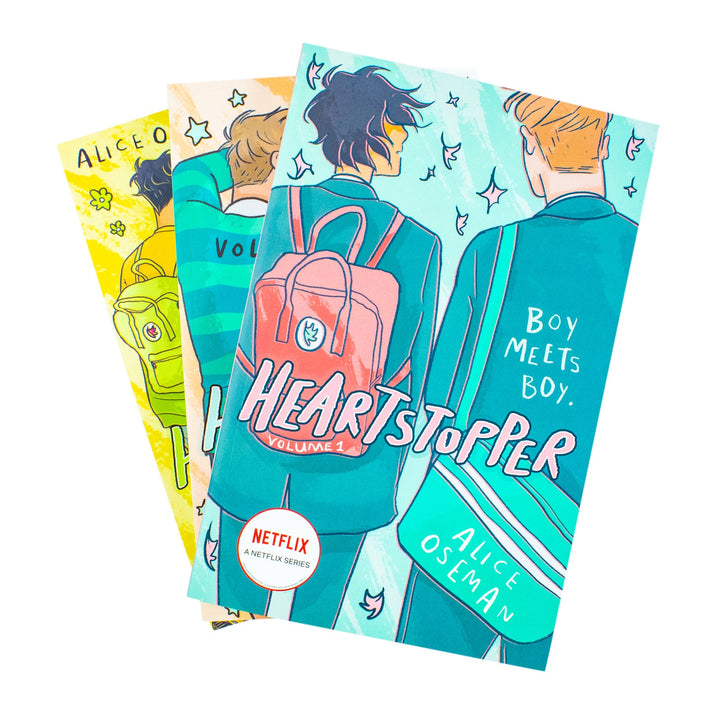 Heartstopper Series Volume 1-3 Books Collection Set By Alice Oseman