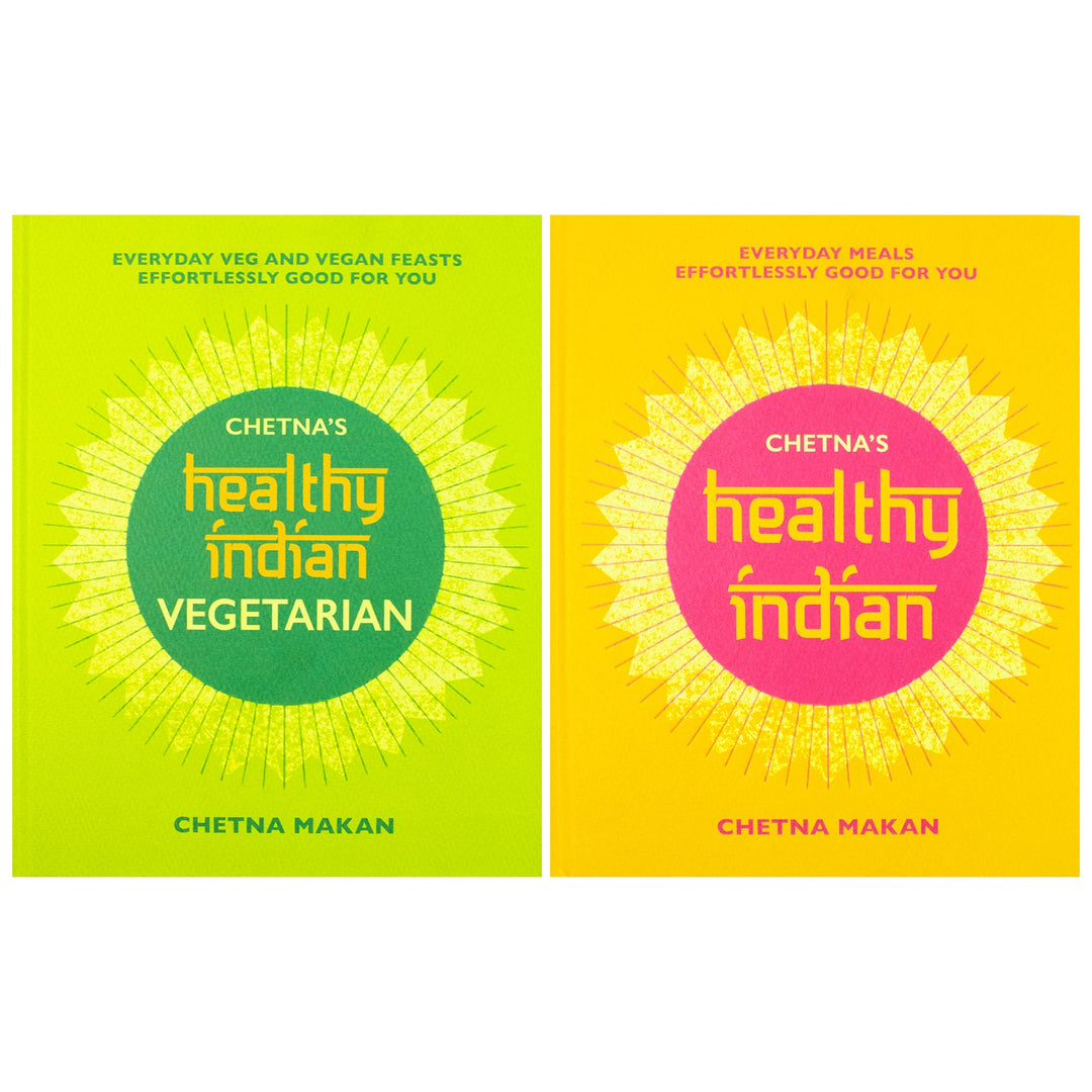 Chetnas Healthy Indian and Vegetarian By Chetna Makan 2 Books Collection Set