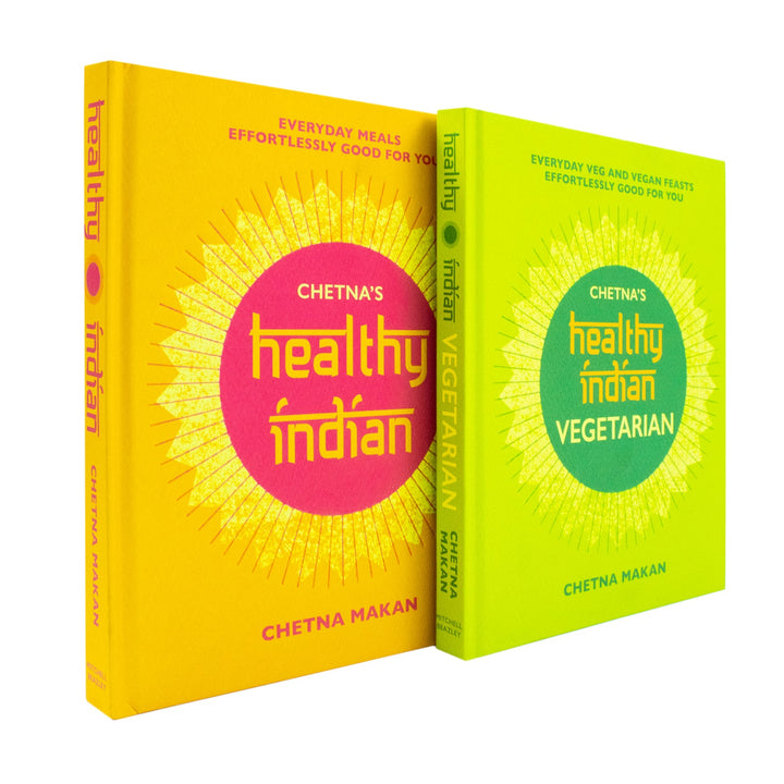 Chetnas Healthy Indian and Vegetarian By Chetna Makan 2 Books Collection Set