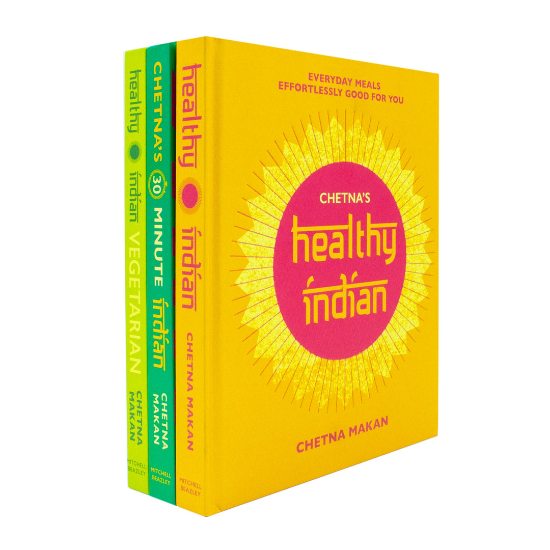 Chetna Makan 3 Books Collection Set (Chetna's 30-minute Indian, Healthy Indian, Vegetarian)