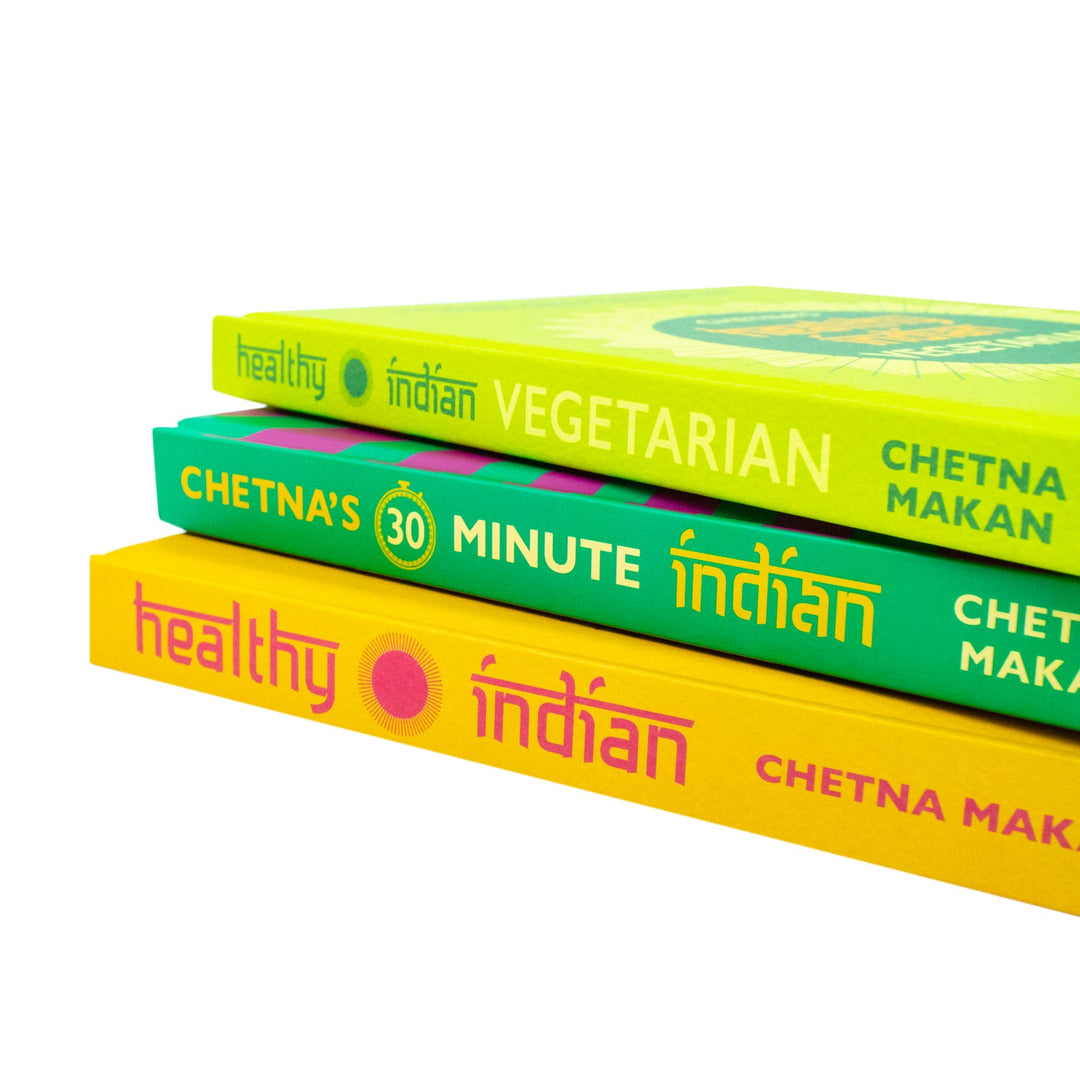 Chetna Makan 3 Books Collection Set (Chetna's 30-minute Indian, Healthy Indian, Vegetarian)