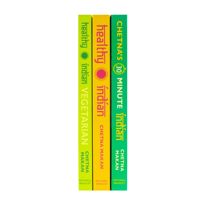 Chetna Makan 3 Books Collection Set (Chetna's 30-minute Indian, Healthy Indian, Vegetarian)