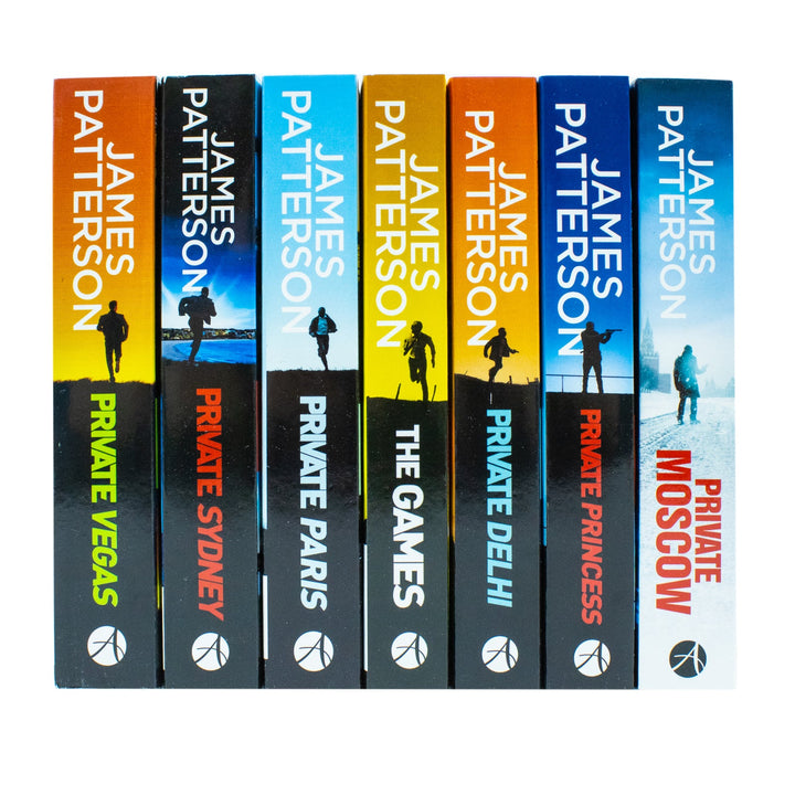 James Patterson Private Series Books 9 - 15 Collection Set (Private Vegas, Private Sydney, Private Paris, The Games, Private Delhi, Private Princess & Private Moscow)