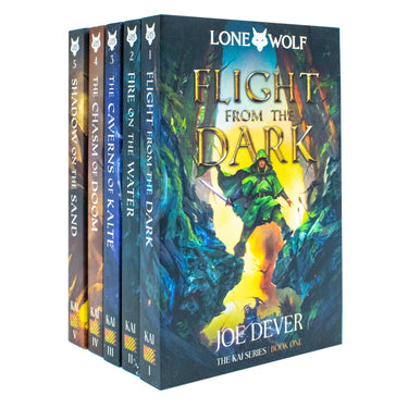 Lone Wolf Series 5 Book Collection by Joe Dever – Epic Fantasy Adventure, Action-Packed Heroic Journey, Immersive Worlds & Must-Read Classic