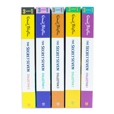 Enid Blyton The Secret Seven Series | 15 Classic Adventure & Mystery Stories | 5 Book Collection | Children's Fiction | Perfect Gift for Ages 8+