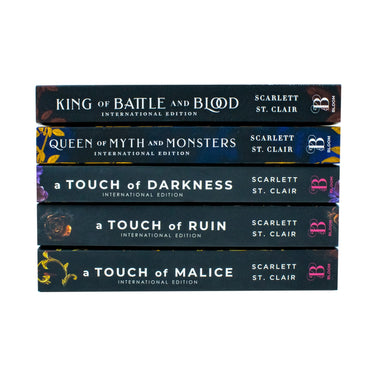 Scarlett St Clair Hades X Persephone & Adrian X Isolde Series Collection 5 Books Set (A Touch of Darkness, A Touch of Ruin, A Touch of Malice, King of Battle and Blood & Queen of Myth and Monsters)