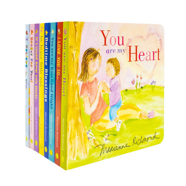 Big Library Board Books by Marianne Richmond - 8 Books Collection Box Set (I Love You So,If I Could Keep You Little, You Are My Kiss Good Night,Be Brave Little One,Hooray For You,I Believe In You and More)