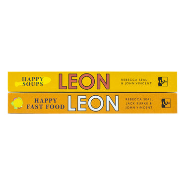Happy Leons Collection 2 Books Set By Rebecca Seal, John Vincent, Jack Burke (Leon Happy Fast Food & Leon Happy Soups)