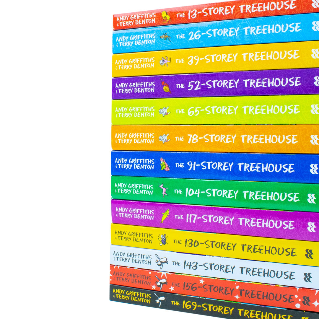 The Treehouse Series 1-13 Books Collection Set by Andy Griffiths & Terry Denton